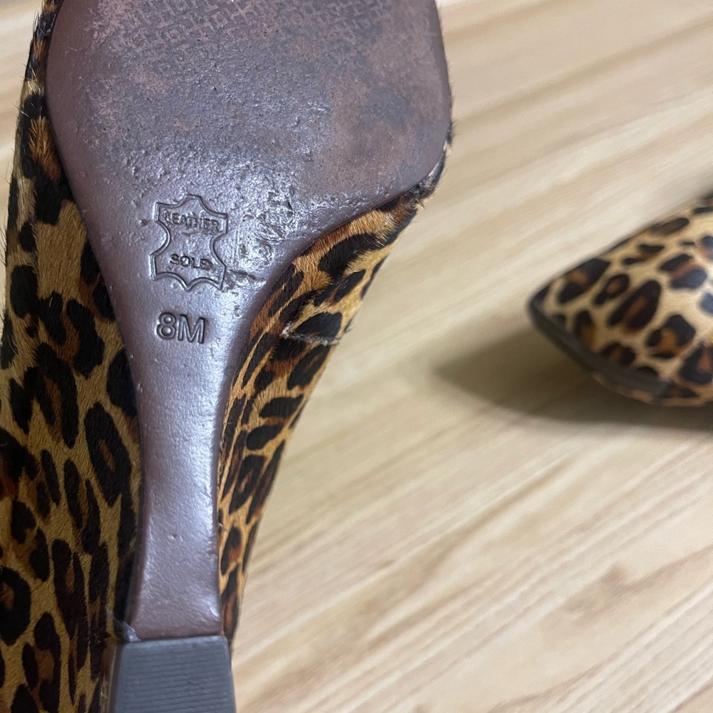 Tory burch" Astoria Wedge Heels Leopard Print Calf - Picture 16 of 16